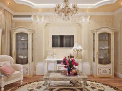 Тарҳи квартира бо мебели классикӣ