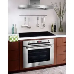 Electric built-in oven photo in the kitchen