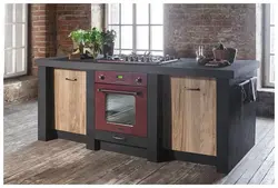Electric built-in oven photo in the kitchen