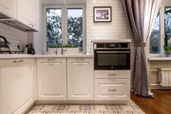 Built-In Oven In The Kitchen Interior