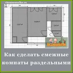 Оқшауланған бөлмелер пәтердегі фотосурет сияқты