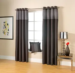 Curtains With Eyelets In The Bedroom Interior