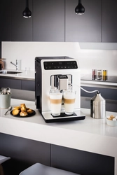 Coffee machine in the kitchen interior