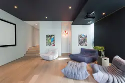Ceiling color in apartment photo