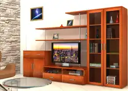 Wardrobe slide in the living room photo