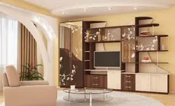 Qonaq otağı fotoşəkilində qarderob slaydı