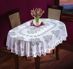 Photo Of Tablecloth On Kitchen Table