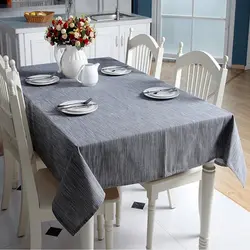 Photo of tablecloth on kitchen table