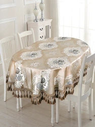 Photo of tablecloth on kitchen table