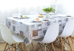 Photo of tablecloth on kitchen table