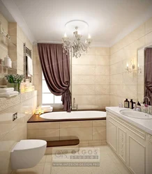 Beige bath photo design