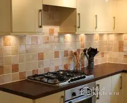 Варианты дизайна фартука из плитки для кухни