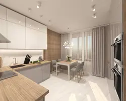 Mətbəx qonaq otağı dizaynı 2023 müasir interyer