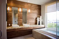 Bathroom Finishing With Laminate Photo