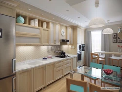 Kitchen interior in an apartment 14 sq m photo