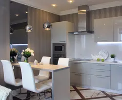 Modern square kitchen design