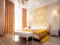 Gold style bedroom design