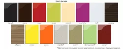 Oshxonaning porloq fotosurati uchun jabhalarning ranglari