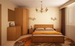 Спальня ў маленькім кутнім пакоі дызайн