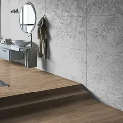 Pvc tiles for walls in the bathroom photo in the interior