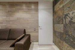Pvc tiles for walls in the bathroom photo in the interior