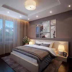 Bedroom ceiling design 14 sq.m.