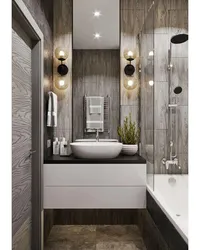 Modern small bathroom interior