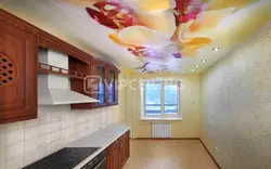 Фото Натяжных Потолков С Цветами В Кухне