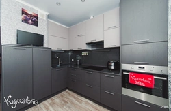 Kitchen in efficient apartments photo