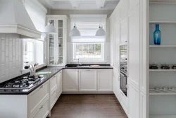 Kitchen design letter g with window