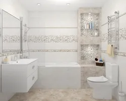 Алма керамика ванна бөлмесінің интерьер фотосуретіндегі плиткалары