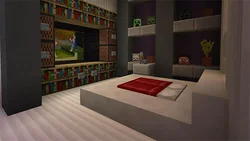 Minecraft bedroom interior