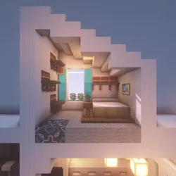 Minecraft yotoqxonasining ichki qismi