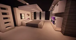 Minecraft bedroom interior