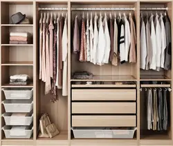 Wardrobe In The Bedroom For Clothes Inside Photo
