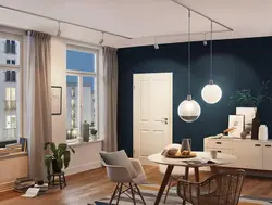 Қонақ бөлмесінің интерьеріндегі кулон