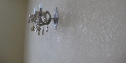 Plaster world map in the kitchen photo