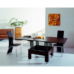 Folding table for living room photo
