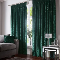 Bedroom design if the curtains are emerald