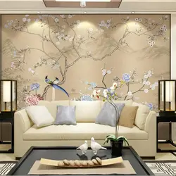 Full-wall panel in the living room photo