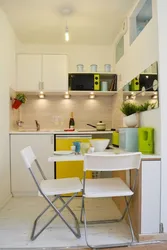 Mini kitchen design in studio