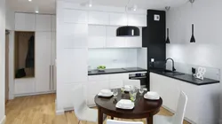 Studiyada mini mətbəx dizaynı