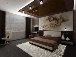 Man in the bedroom interior