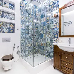 Interior bathroom with tray photo