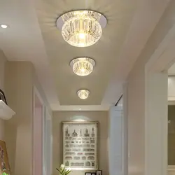 Ceiling lamps for suspended ceilings in the hallway photo