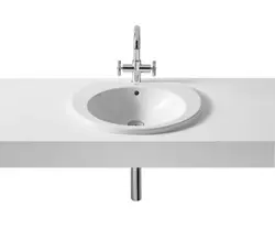 Photo Of A Built-In Sink In A Bathroom