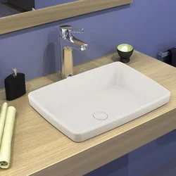 Photo Of A Built-In Sink In A Bathroom