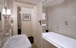 Brick Tile Bath Design