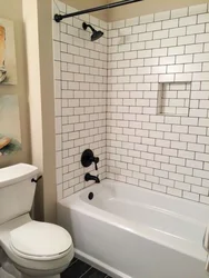 Brick tile bath design