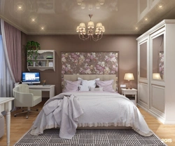 Bedroom for a woman 50 years old design